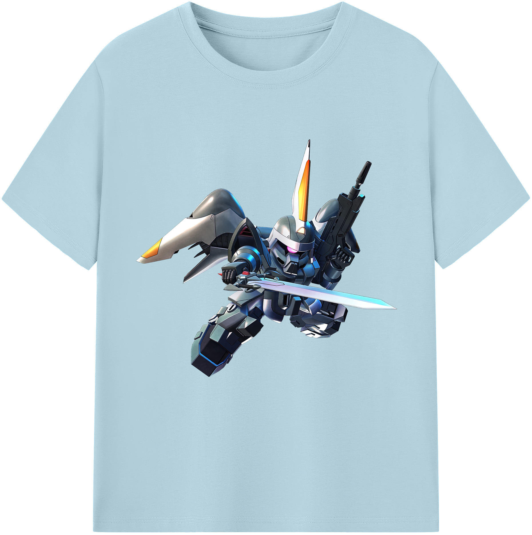 （画像用） 機動戦士ガンダム Mobile Suit Gundam 綿100％半袖Tシャツ（フロントプリント）